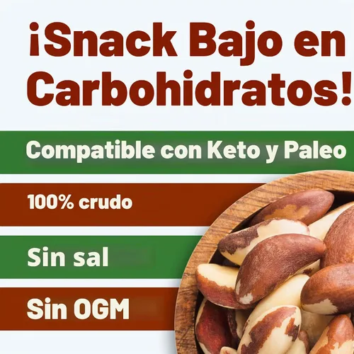 Vista 6 de Nueces de Brasil orgánicas Food to Live® (crudas, sin cáscara)