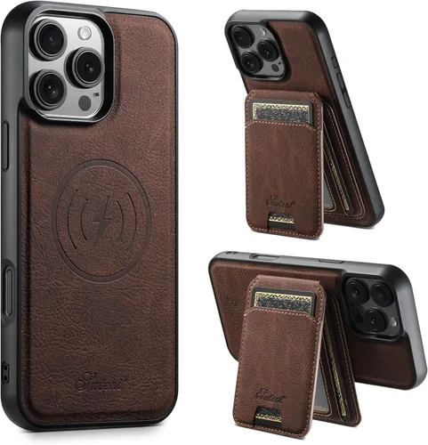 Vista 32 de PASNEW Funda para Pixel 9 Pro XL, Cartera de Cuero Premium con Soporte para Tarjetas [3 Tarjetas] con Soporte Plegable y Cubierta Magnética