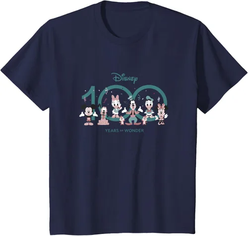Vista 36 de Disney 100 Years of Wonder Mickey & Pals Muted Cute D100 Camiseta, Negro