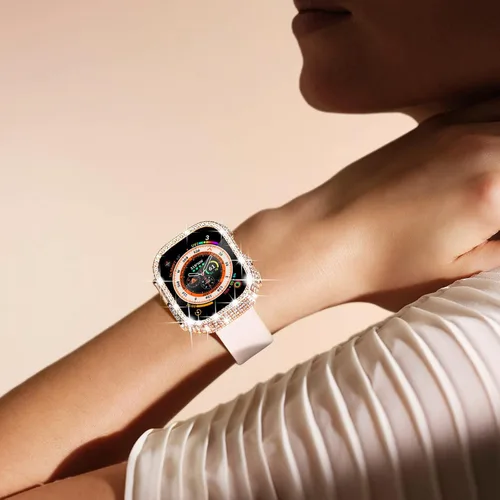 Vista 293 de Surace Bling - Carcasa con protector de pantalla para Apple Watch Series 3, 2, 1 de 1.496 pulgadas