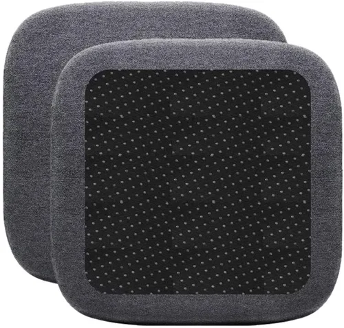 Vista 27 de Cojines de asiento para taburete de cocina, cojines de taburete de mostrador, cojín para silla de cocina antideslizante con parte inferior Gris