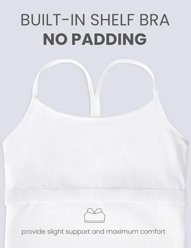 Vista 3 de CRZ YOGA Butterluxe - Camiseta sin mangas de maternidad con espalda en Y para mujer, fruncida, básica, sin mangas, atlética, para yoga