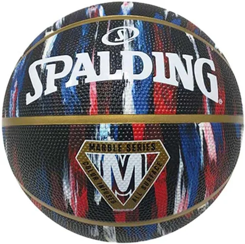 Vista 2 de Baloncesto de goma de la serie Marble Spalding