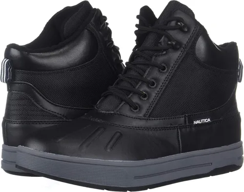 Vista 7 de NAUTICA Mens Weather-Resistant Snow, Insulated Duck Boot - Lace-Up Ankle Boots New Bedford(WideMedium Width)
