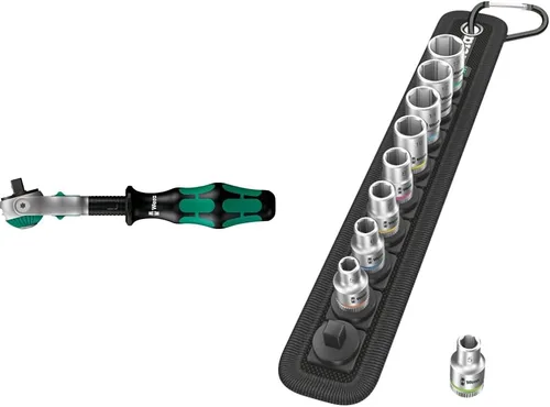 Vista 13 de Wera - 5003500001 Zyklop 8000 A Llave de trinquete, 1/4 pulgadas