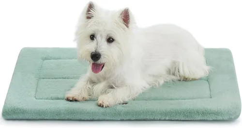 Vista 19 de Made4Pets Cojín Cama para Jaula de Perros Medianos y Grandes, Lavable y Reversible, Tapete Antideslizante para Perrera para un Sueño Acogedor, Cama