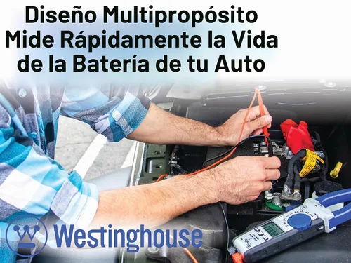 Vista 5 de Westinghouse RMS Digital Auto-Ranging 6000 conteos Medidor de abrazadera y detector de voltaje sin contacto de doble rango