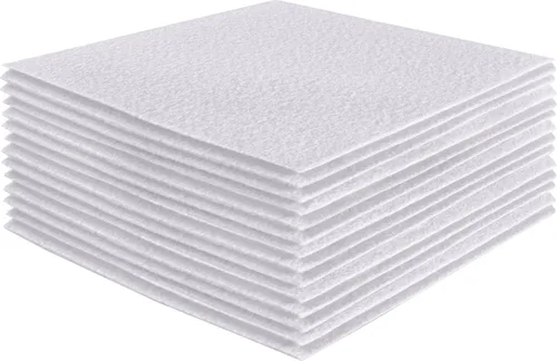 Vista 196 de FabricLA Hojas de fieltro acrílico para manualidades, cuadrados de fieltro precortados suaves de 4 x 4 pulgadas (3.9 in x 3.9 in), utiliza hojas