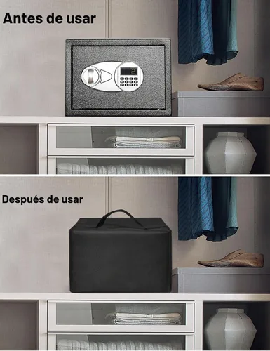 Vista 5 de Funda de seguridad para Amazon Basics de acero de 0.5 pies cúbicos