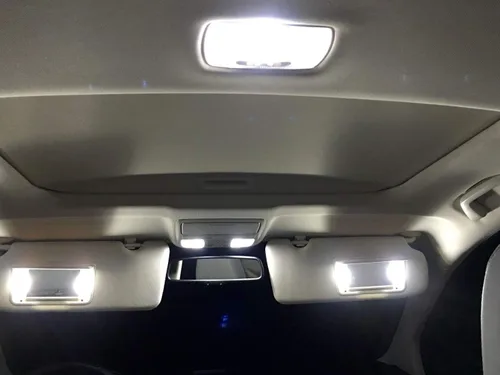 Vista 2 de Kit de luces LED para interiores, accesorios para Honda CR-V HR-V 2013-2020 2021 6000 K, cúpula de mapa, blanco, espejo de tocador, puerta, cajuela