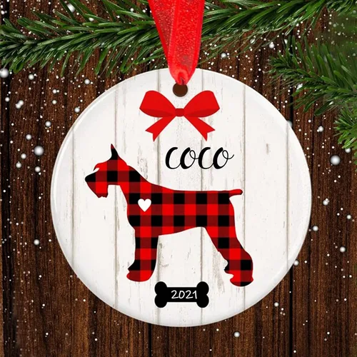 Vista 24 de Adorno de Navidad para mascotas, adorno de Beagle, regalos para amantes de mascotas, regalo conmemorativo para mascotas, recuerdo de Beagles