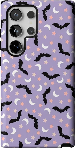 Vista 432 de Casely Funda para Galaxy S9 Postura de cadáver Yoga de esqueleto Diseño protector delgado esencial de doble capa
