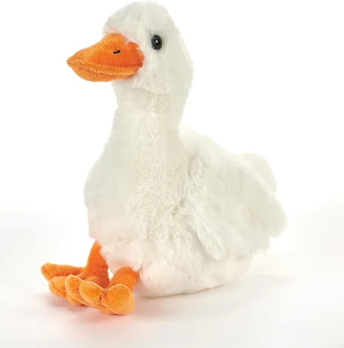Vista 2 de The Petting Zoo Peluche de pato flexible, regalos para niños, animales salvajes de la vida silvestre, juguete de peluche de pato de 9 pulgadas