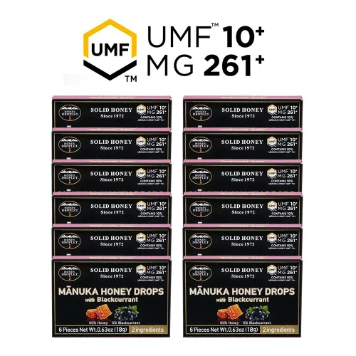 Vista 2 de [Gota de miel] UMF™10+ (MG 261+) Gotas de miel de manuka 100% naturales, verdaderamente naturales de Nueva Zelanda, 2 ingredientes premium, 12