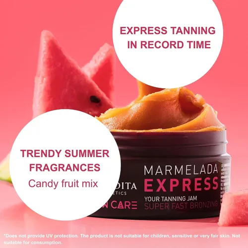 Vista 3 de Sun Care Marmelada - Acelerador de bronceado Para un bronceado rápido e intenso con aceite de coco 100% orgánico, karité y manteca de cacao