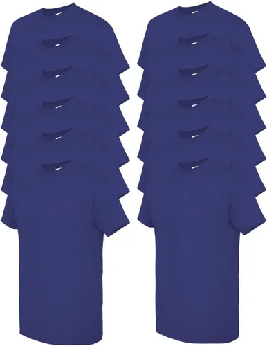 Vista 79 de Gildan Camiseta G500 para hombre Ceniza/baya