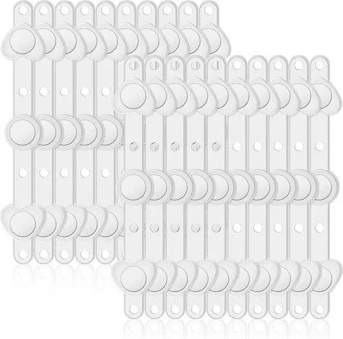 Vista 8 de Waydress 10 pares de imanes florales para boutonniere pequeños, pines de ramillete fijos, imanes para gemelos, broches, flor adhesiva para boda