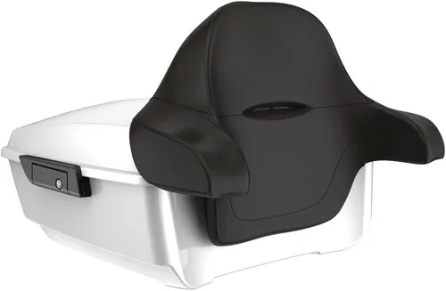 Vista 15 de Moto Onfire King Tour - Maletero con almohadilla de respaldo para Harley Touring 1997+ (Barracuda Silver)