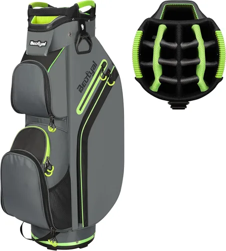 Vista 9 de Cart Golf Bag 15 Way Organizer Divider Top Golf Club Bags Lightweight Golf Cart Bags for Men Women with Cooler, Rain Cover