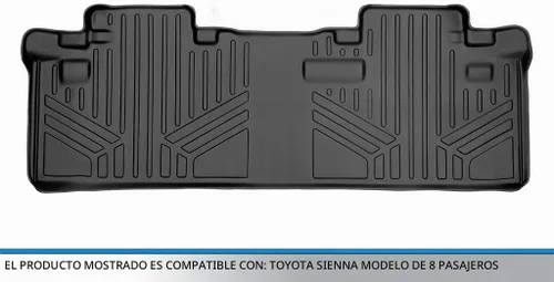 Vista 3 de MAXLINER Alfombrillas de segunda fila para Toyota Sienna 2011-2012