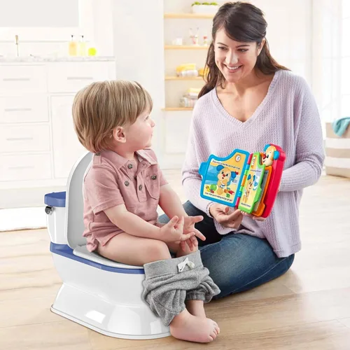 Vista 7 de CheerTry Inodoro de Entrenamiento para Niños Pequeños 2 en 1 - Silla de Baño Más Grande y Asiento de Entrenamiento Desmontable para Niños y Niñas