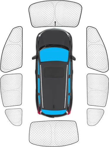 Vista 137 de KMF 6 piezas de parasoles gruesos para Mazda 3 Hatchback (No Sedán) 2014-2018 Accesorios, parasoles completos para parabrisas y ventanas de coche