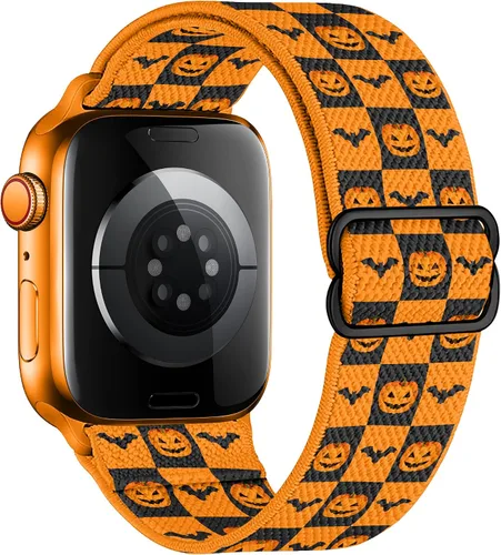 Vista 26 de Correas elásticas de nailon compatibles con Apple Watch de 1.496 pulgadas, 1.575 pulgadas, 1.614 pulgadas, 1.654 pulgadas, 1.732 pulgadas, 1.732