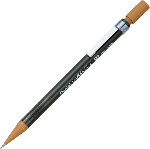 Vista 2 de Pentel Sharplet-2 - Lápiz mecánico, barril marrón, caja de 12 (A129E)
