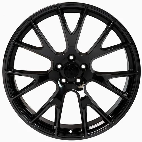 Vista 2 de OE Wheels DG15 20x9 Juego (4) neumáticos negros 5x115 y Ironman y TPMS