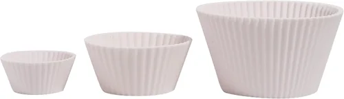 Vista 7 de The Silicone Kitchen JUMBO - Vaso reutilizable de silicona para hornear, no tóxico, sin BPA, apto para lavavajillas, Jumbo, paquete de 12, blanco