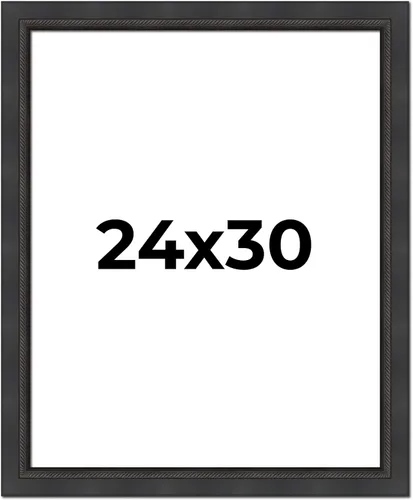 Vista 243 de Poster Palooza Marco de 5 x 5 pulgadas, color negro, cuerda biselada, marco de madera maciza, ancho de moldeo de 2 pulgadas, con plexiglás acrílico