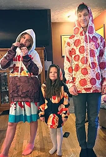 Vista 2 de Goodstoworld - Sudadera con capucha unisex con estampado gráfico 3D y bolsillos, tallas S a 3XL
