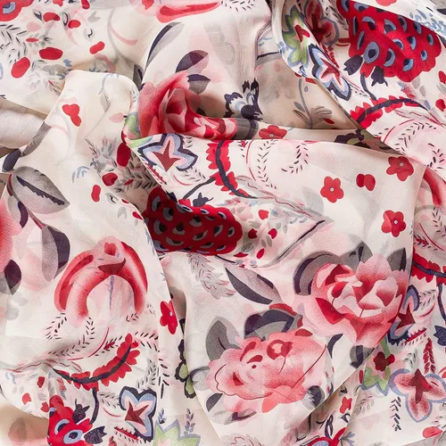 Vista 4 de Bufanda para mujer ligera seda sensación verano otoño oblongo moda bufandas chal