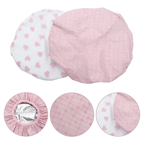 Vista 4 de Healeved Gorro de ducha para el cuidado del cabello, gorro de ducha con calefacción, gorro de natación impermeable, productos para el cabello