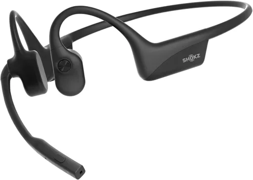 Vista 11 de SHOKZ OpenComm2 UC 2025 - Auriculares inalámbricos para computadora de oreja abierta con micrófono Boom, auriculares estéreo Bluetooth de conducción