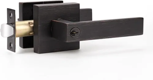 Vista 94 de KNOBWELL - Juego de cerradura con 1 picaporte resistente para puertas de una cara, ideal para puertas interiores reversibles, 0.93 libras