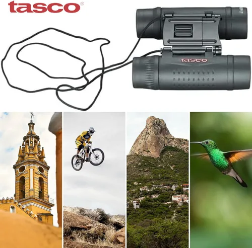 Vista 2 de TASCO 178125 Essentials - Prismáticos para techo MC Box, 0.472 x 0.984 in, color negro