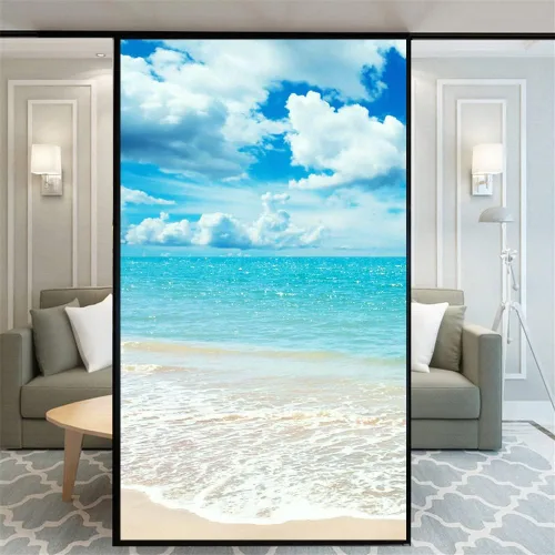 Vista 18 de Película decorativa sin pegamento para ventana, diseño moderno y clásico, para ventana, 15.7 x 23.6 pulgadas
