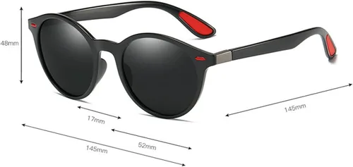 Vista 5 de Gafas de lectura polarizadas deportivas ultraligeras para hombre, gafas de lectura de marco completo, gafas redondas de presbicia para exteriores