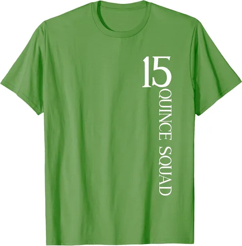 Vista 17 de Quince Squad Quinceanera 15th Birthday - Camiseta de quinceañera para niñas Asphalt Grey