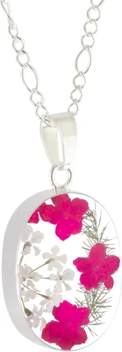 Vista 11 de TAMI Collar de plata con flor prensada