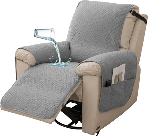 Vista 9 de Deep Dream Fundas impermeables para silla reclinable, funda antideslizante para sofá reclinable, protector de muebles para niños perezosos, funda