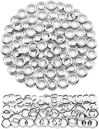 Vista 9 de SEMINI 800 Sets 4 Colors 6mm Grommet Eyelet Kit with Install Tool Kit