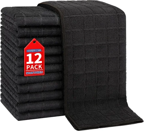 Vista 8 de Toalla para el cabello, paquete de 5 envolturas para el cabello de secado rápido, altamente absorbentes, ajustables, suaves, turbante