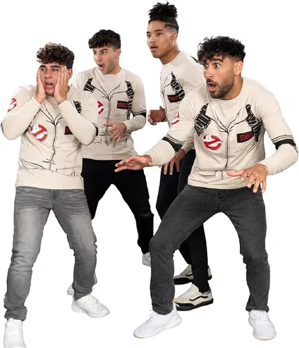 Vista 6 de Camiseta de manga larga para adultos con estampado gráfico de Cazafantasmas Spengler