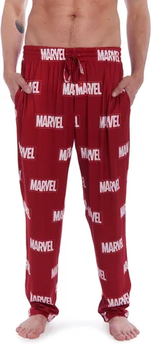 Vista 3 de Marvel Avengers Hulk Black Widow Capitán América - Paquete de 2 pantalones de pijama para adultos