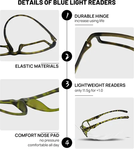 Vista 84 de OCCI CHIARI Gafas de lectura de moda para mujer y hombre