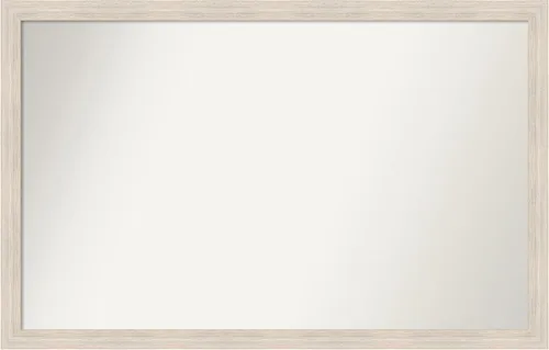 Vista 157 de Amanti Art Espejo personalizado, espejo de baño estrecho Alexandria White Wash, espejo de pared o espejo de tocador de baño sobre el fregadero