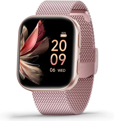 Vista 9 de FITVII Reloj Inteligente de Salud y Fitness (Responder/Realizar Llamadas), Reloj Inteligente con Monitoreo de Frecuencia Cardíaca y Presión Arterial