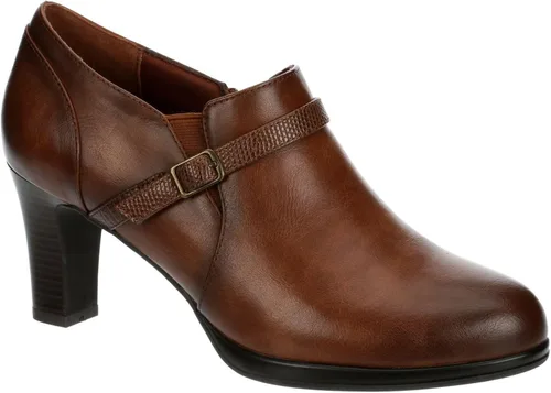 Vista 4 de Lauren Blakwell Ellory - Botines de tacón de piel sintética de corte bajo para mujer